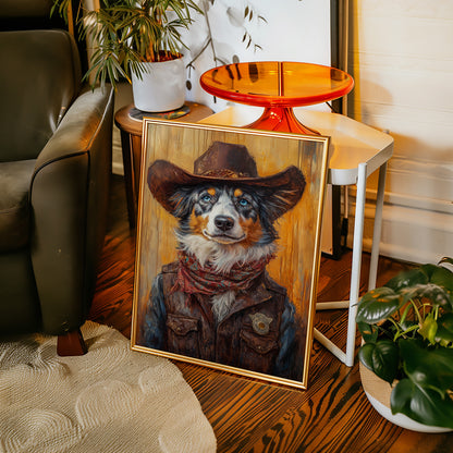 Australian Shepherd Cowboy Deputy