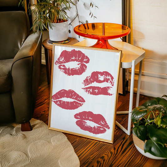 Coral Kisses Paint Modern Romance