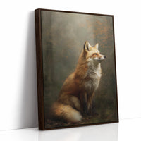 Noble Fox Against Autumn Mist