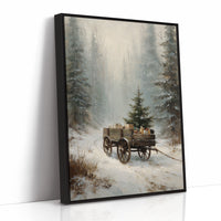 Winter Wagon Carries Forest Memories