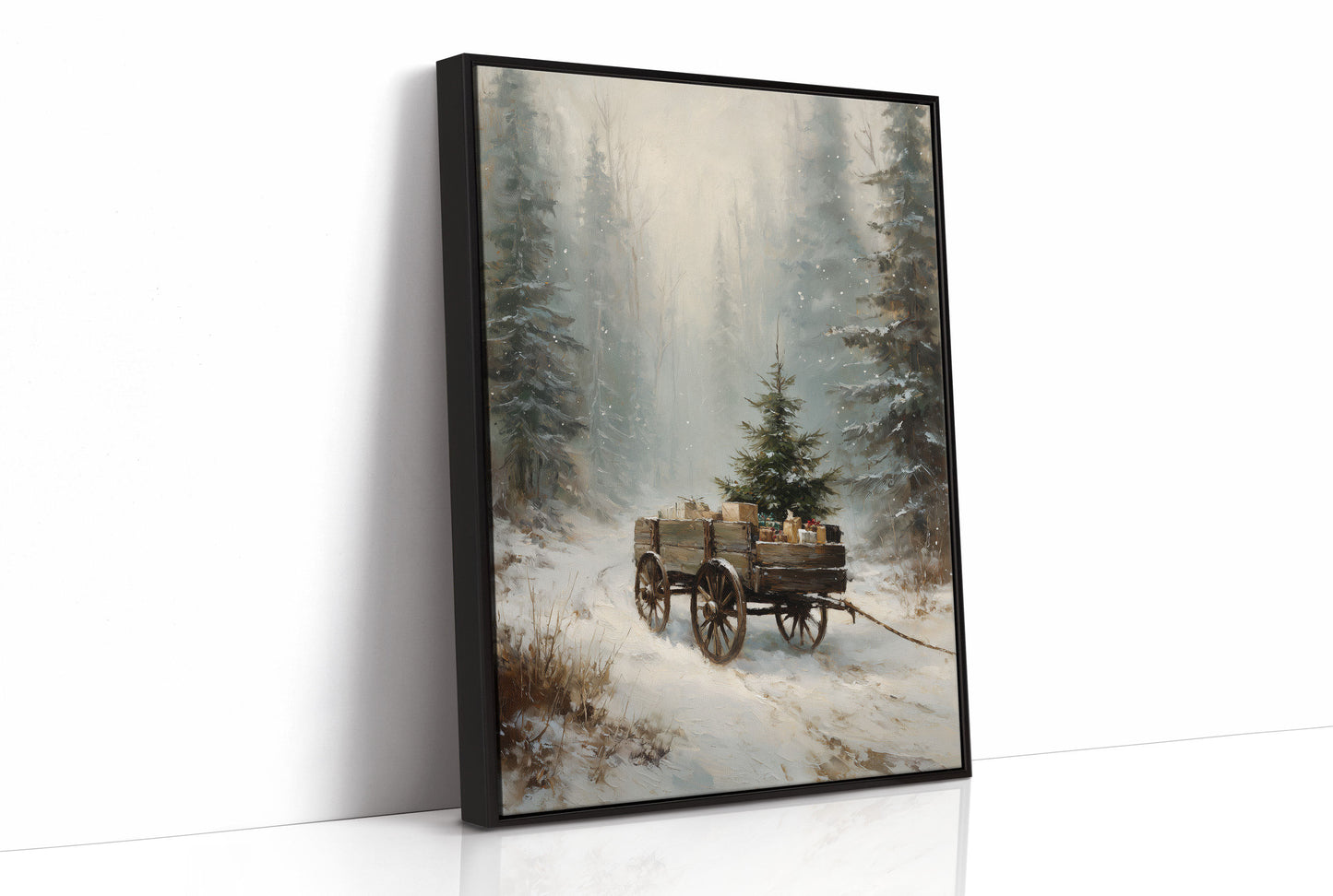 Winter Wagon Carries Forest Memories