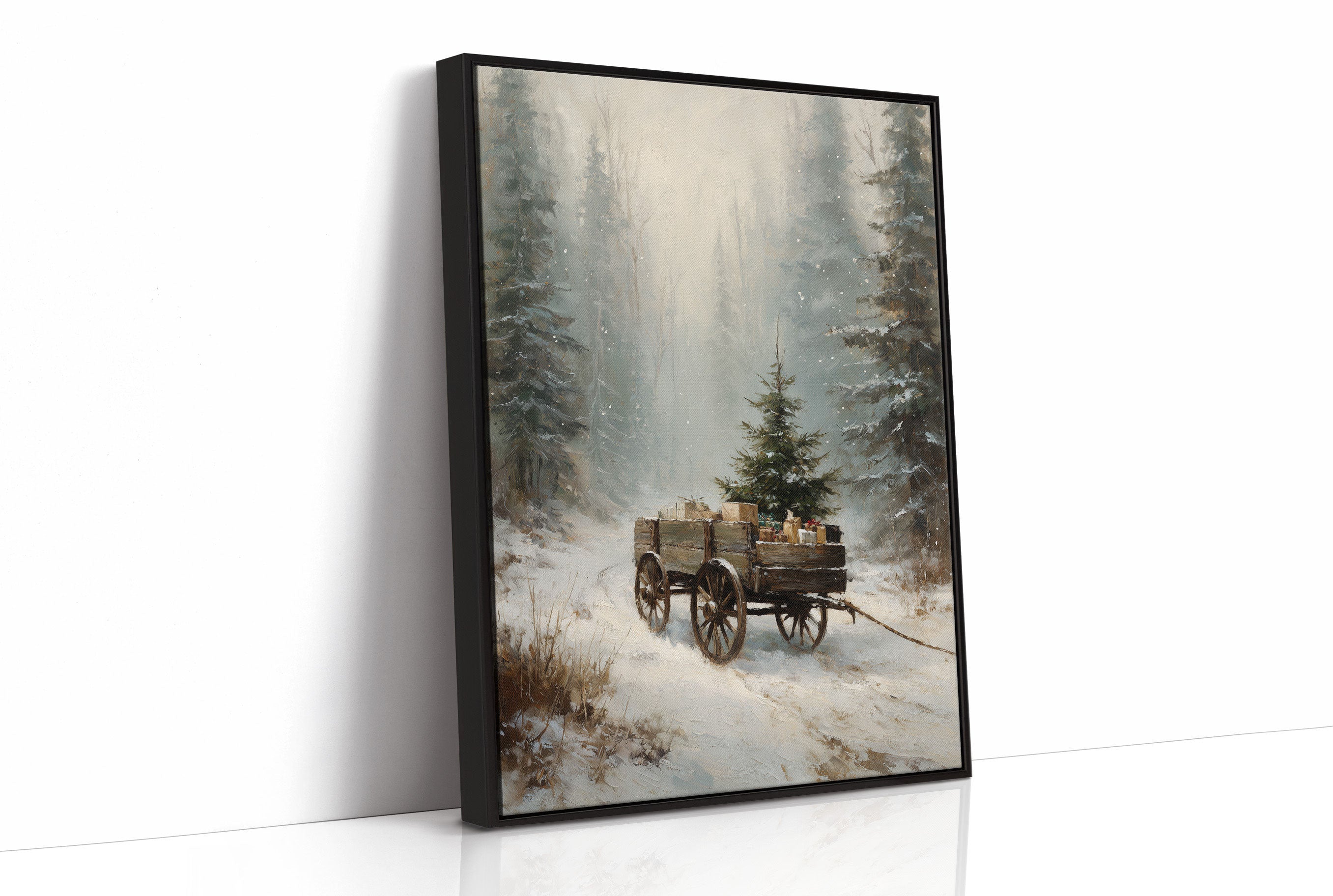 Winter Wagon Carries Forest Memories