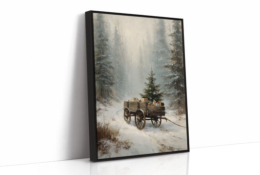 Winter Wagon Carries Forest Memories