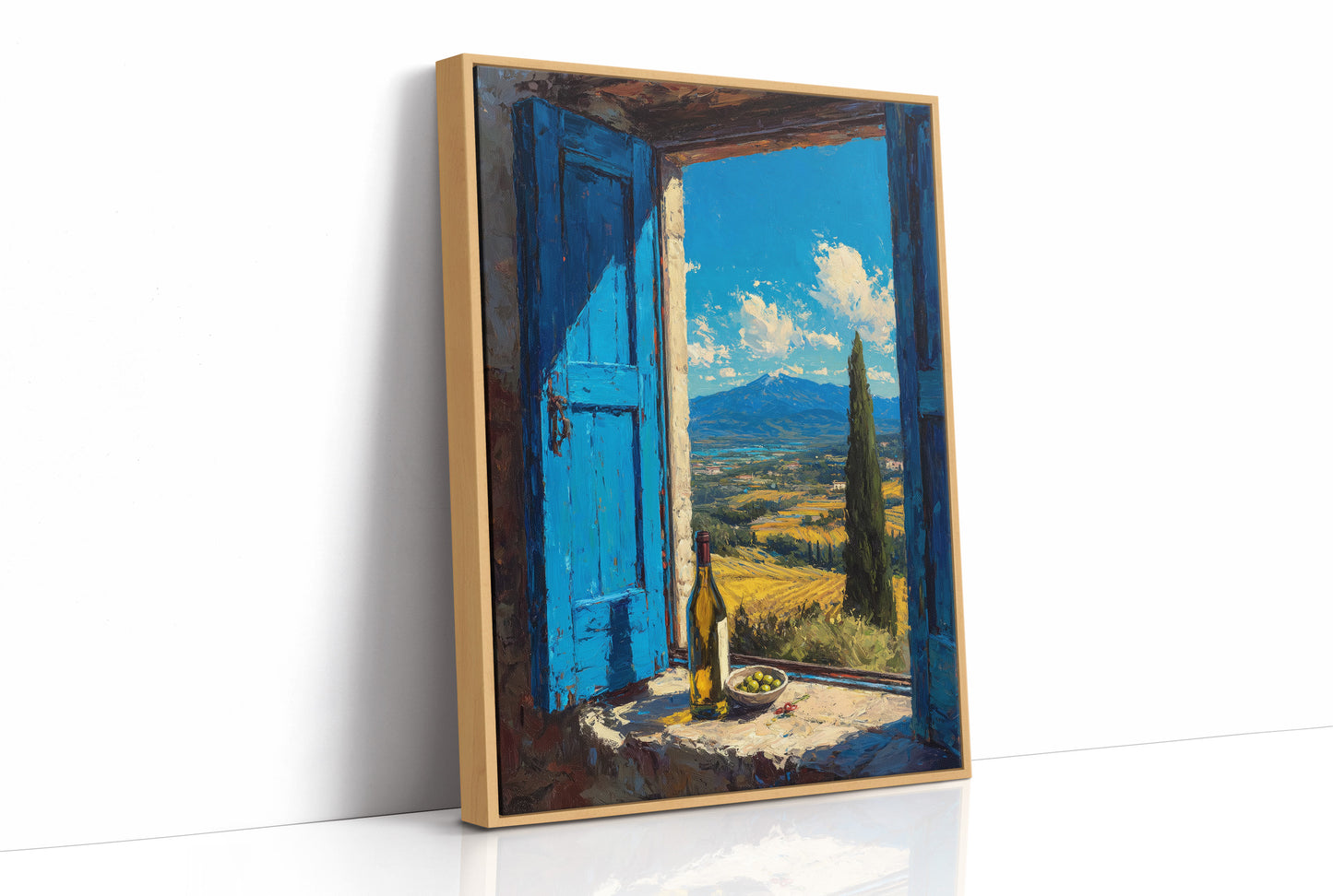 Valley Beyond Blue Shutters