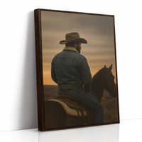 Cowboy at Dusk