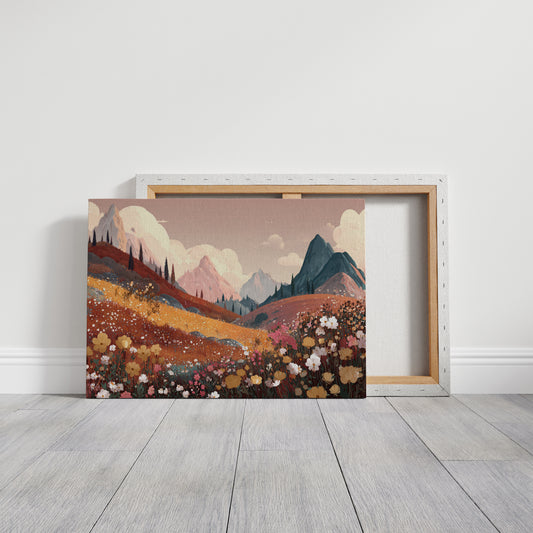 Alpine Meadows Bloom In Gold
