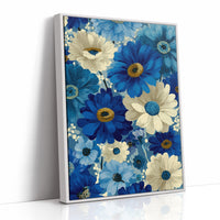 Daisies in Every Shade of Blue