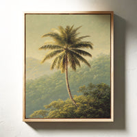 A Solitary Palm's Embrace