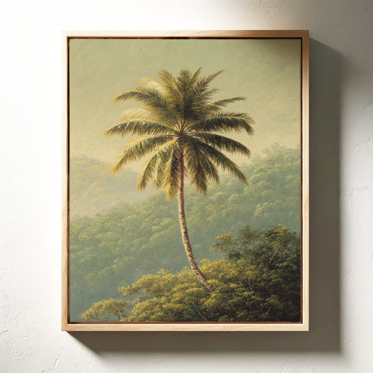 A Solitary Palm's Embrace