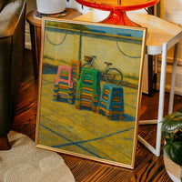 Plastic Chairs Chase Summer Light