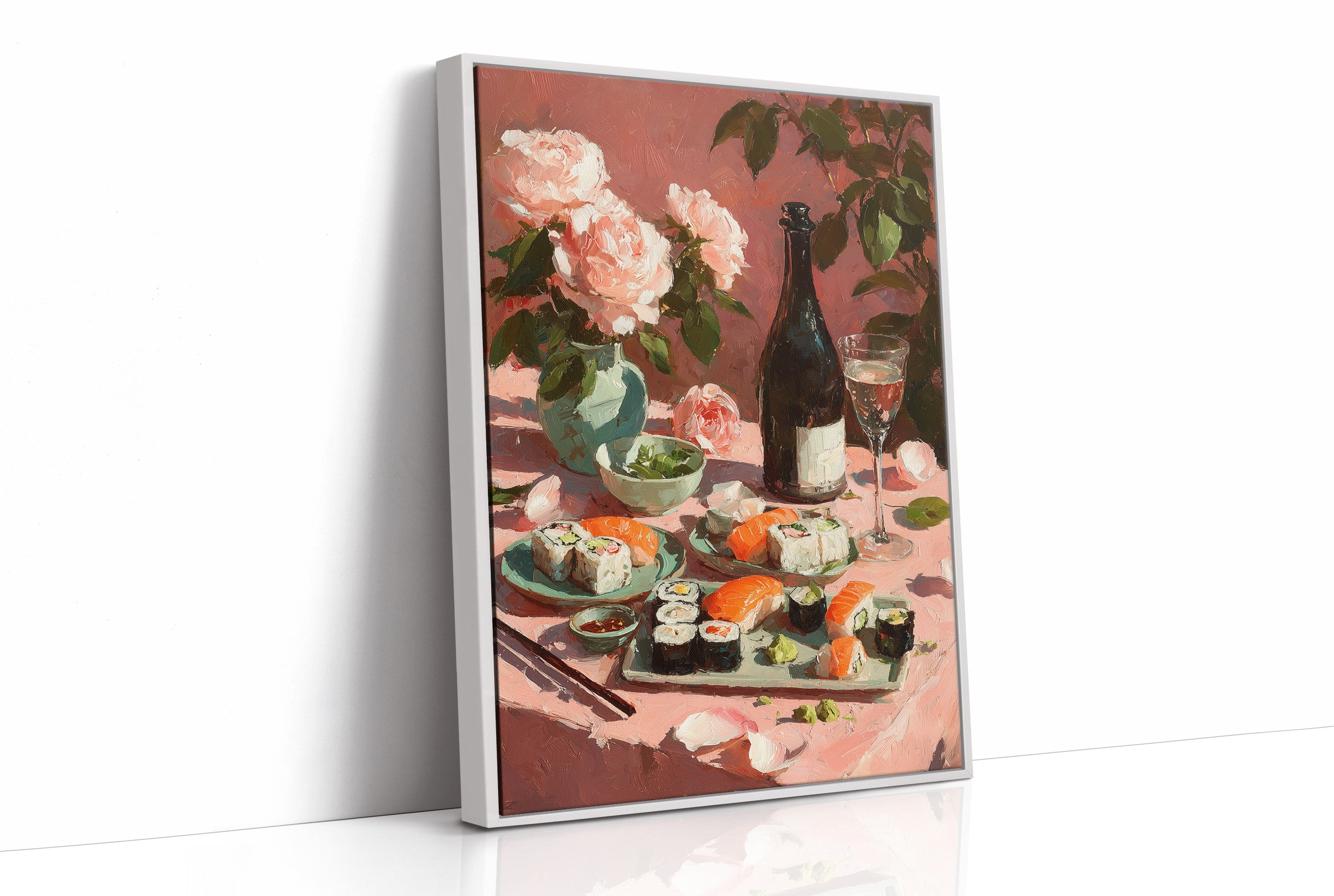 Sushi and Champagne Roses