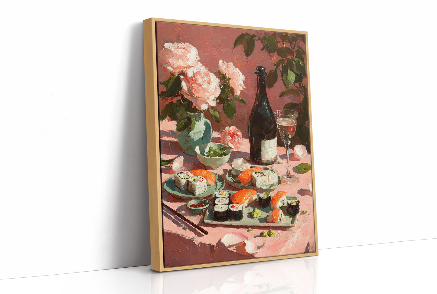 Sushi and Champagne Roses
