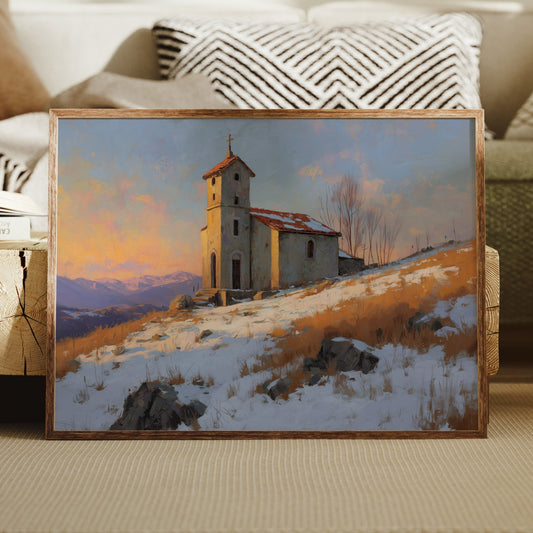 Winter Chapel Keeps Mountain Watch