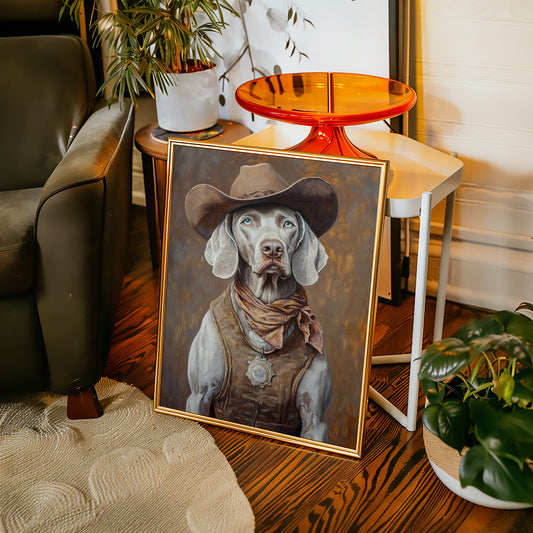 Weimaraner Desert Deputy