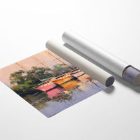 Harbor Dreams At Sunset Blush