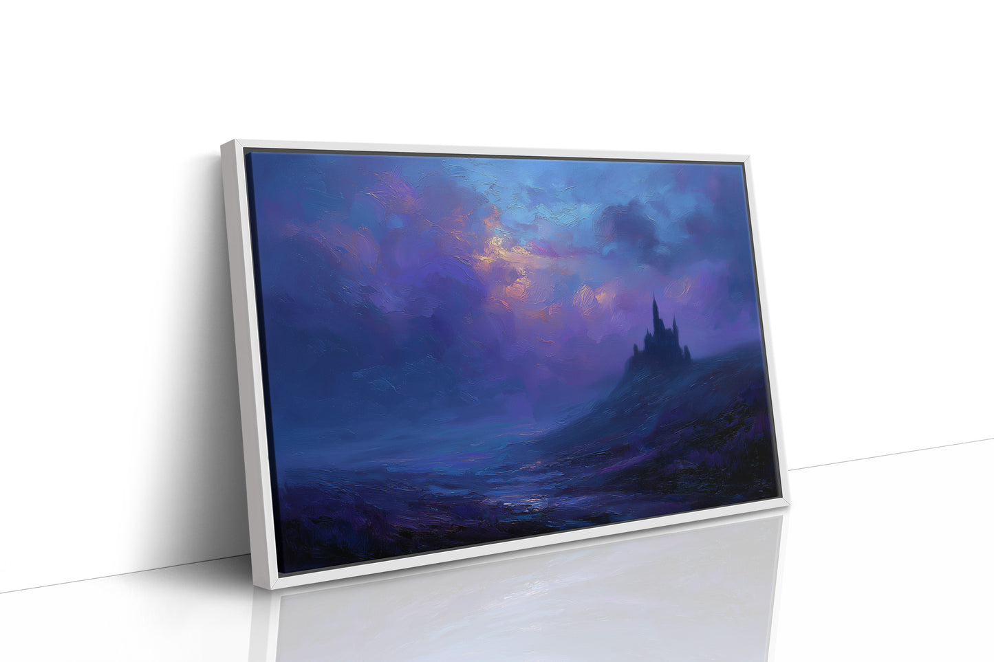 Violet Kingdom Beckons Through Twilight Mist