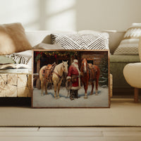 Ranch Horses Share Christmas Eve Magic