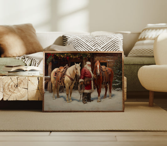 Ranch Horses Share Christmas Eve Magic