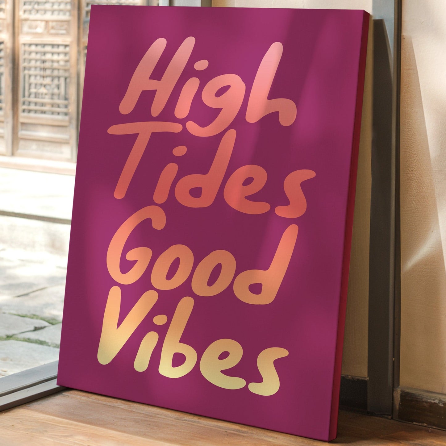 Coral Letters Light The Purple