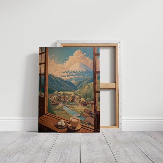 Morning Coffee Views Mount Fuji