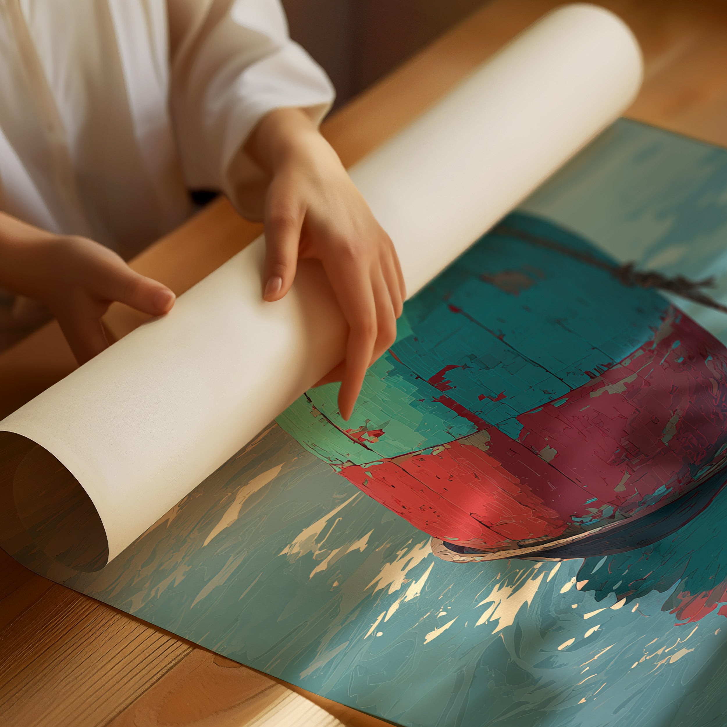 Coastal Buoy Dances With Tide