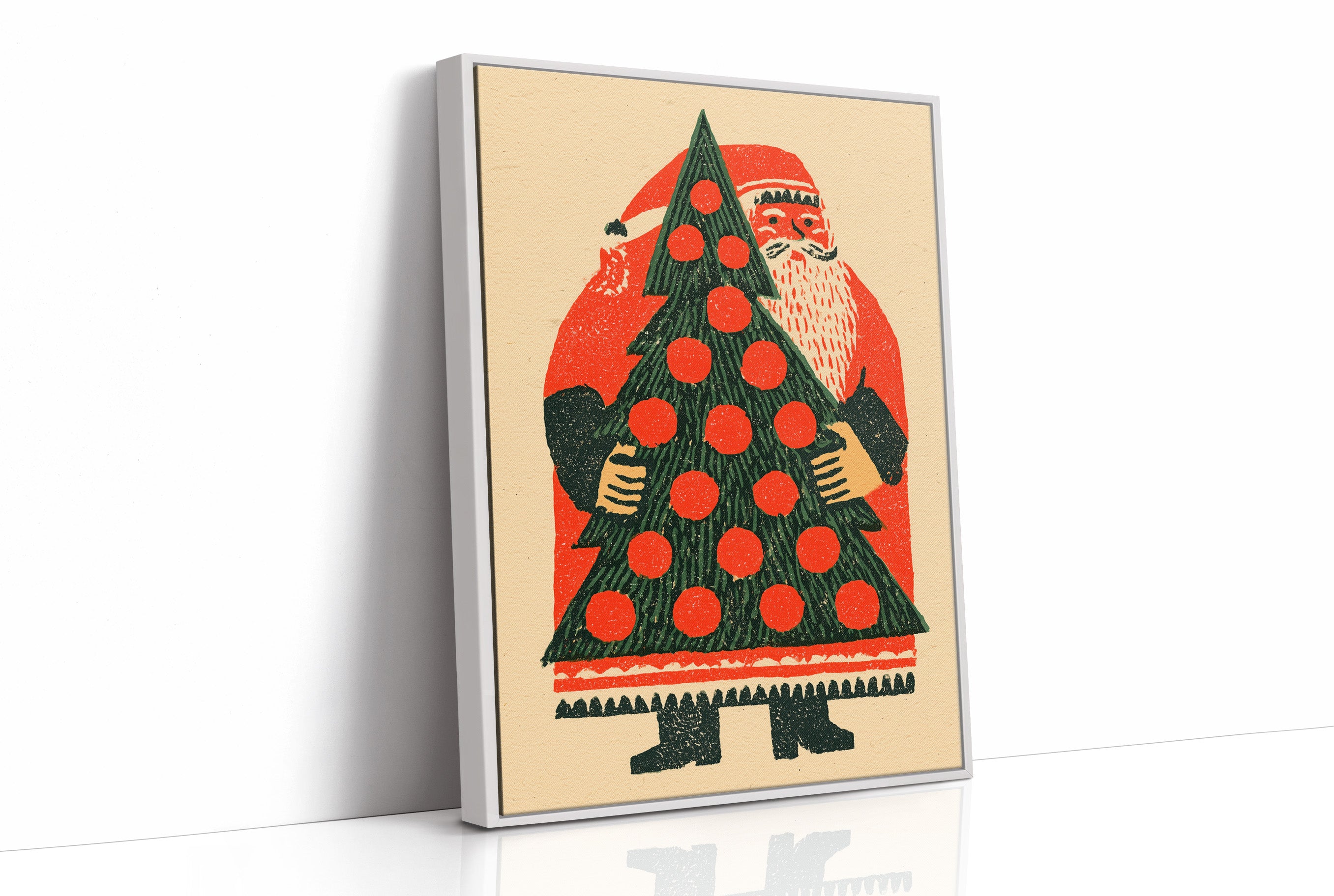 Santa Hauls the Big Tree