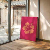 Coral Petals Dance Through Fuchsia
