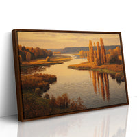 Golden Reflections at Dusk