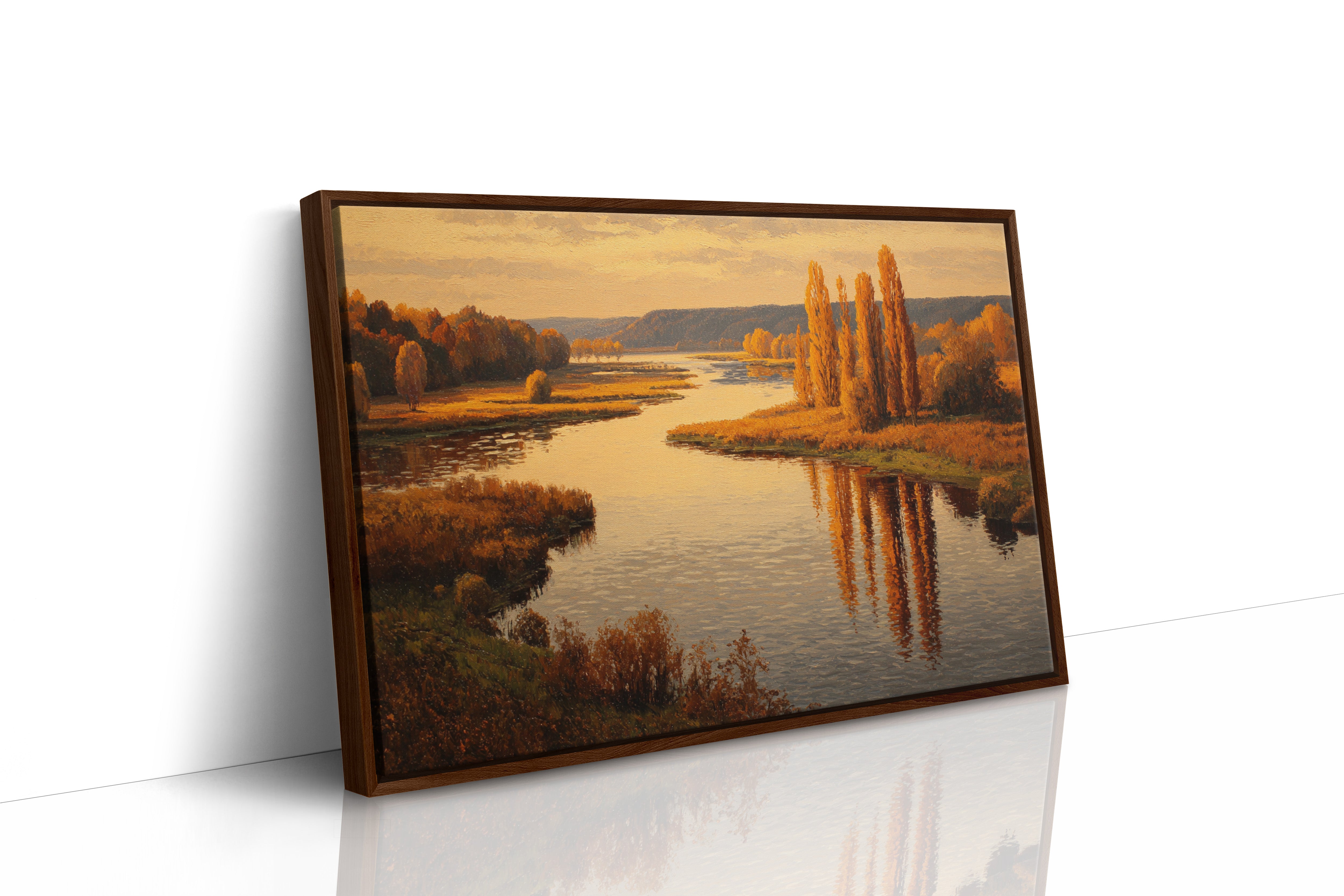 Golden Reflections at Dusk