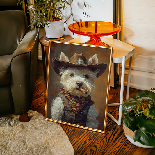West Highland White Terrier Gunslinger