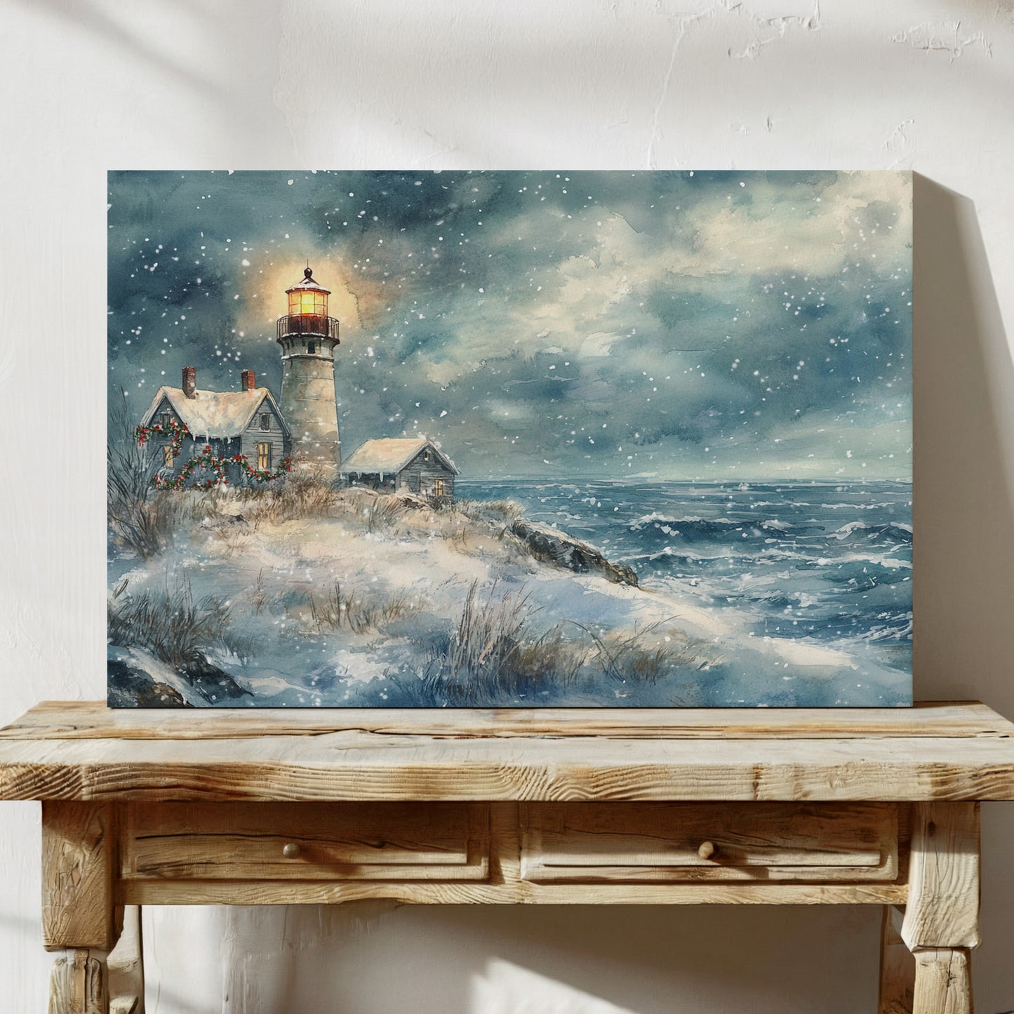 Winter Light Guides Ships Home