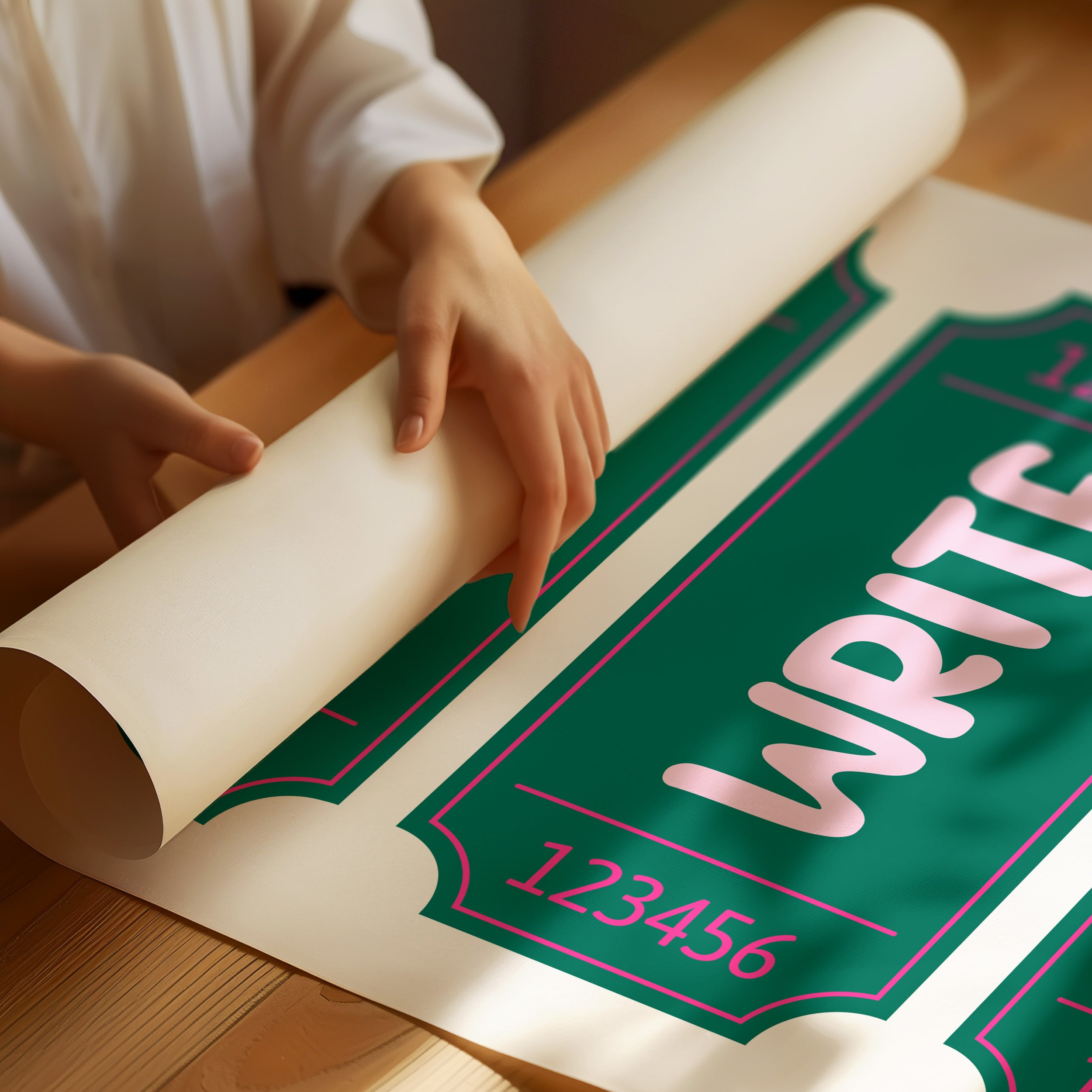 Read Write Learn Ticket Art