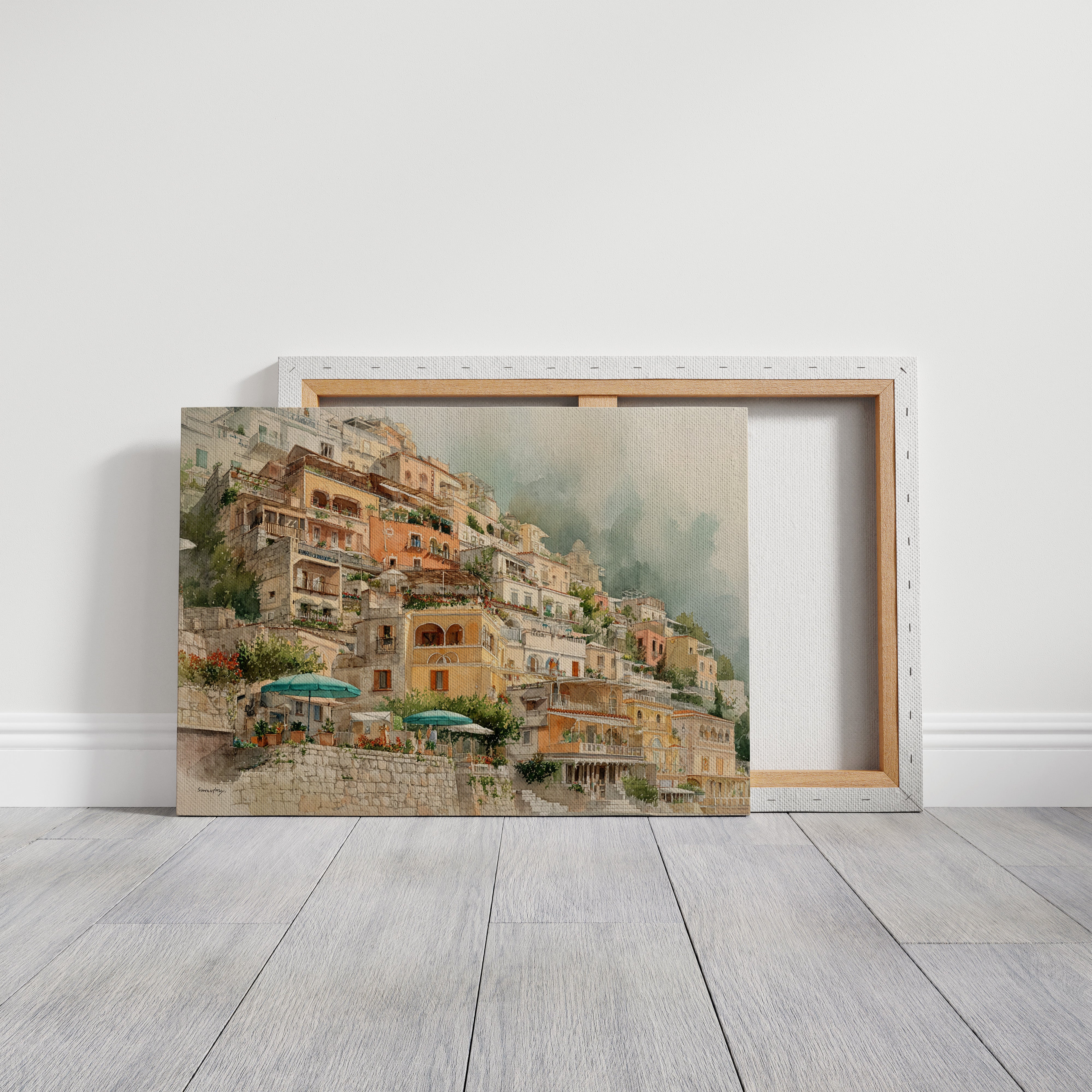Sunlit Terraces Along Amalfi's Edge