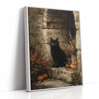 A Watchful Presence Amidst Autumn