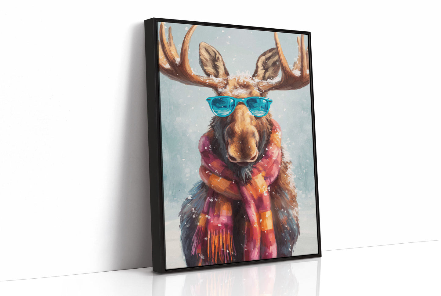 Cool Moose Brings Winter Cheer