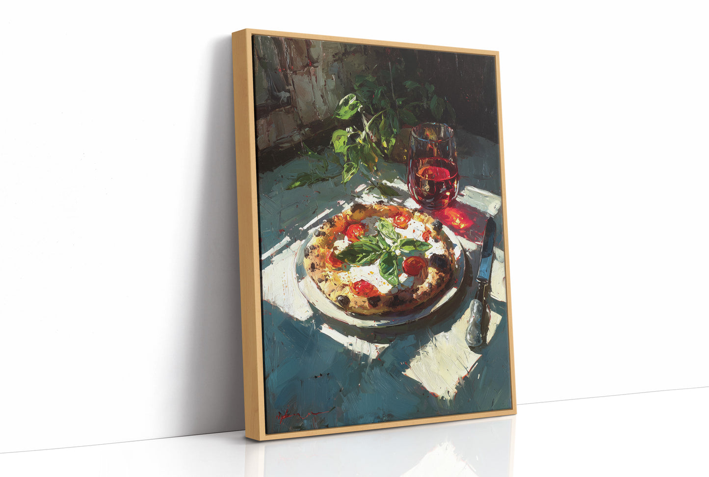 Pizza in Candlelight