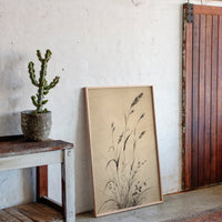 Wild Grasses Bow To Autumn Wind