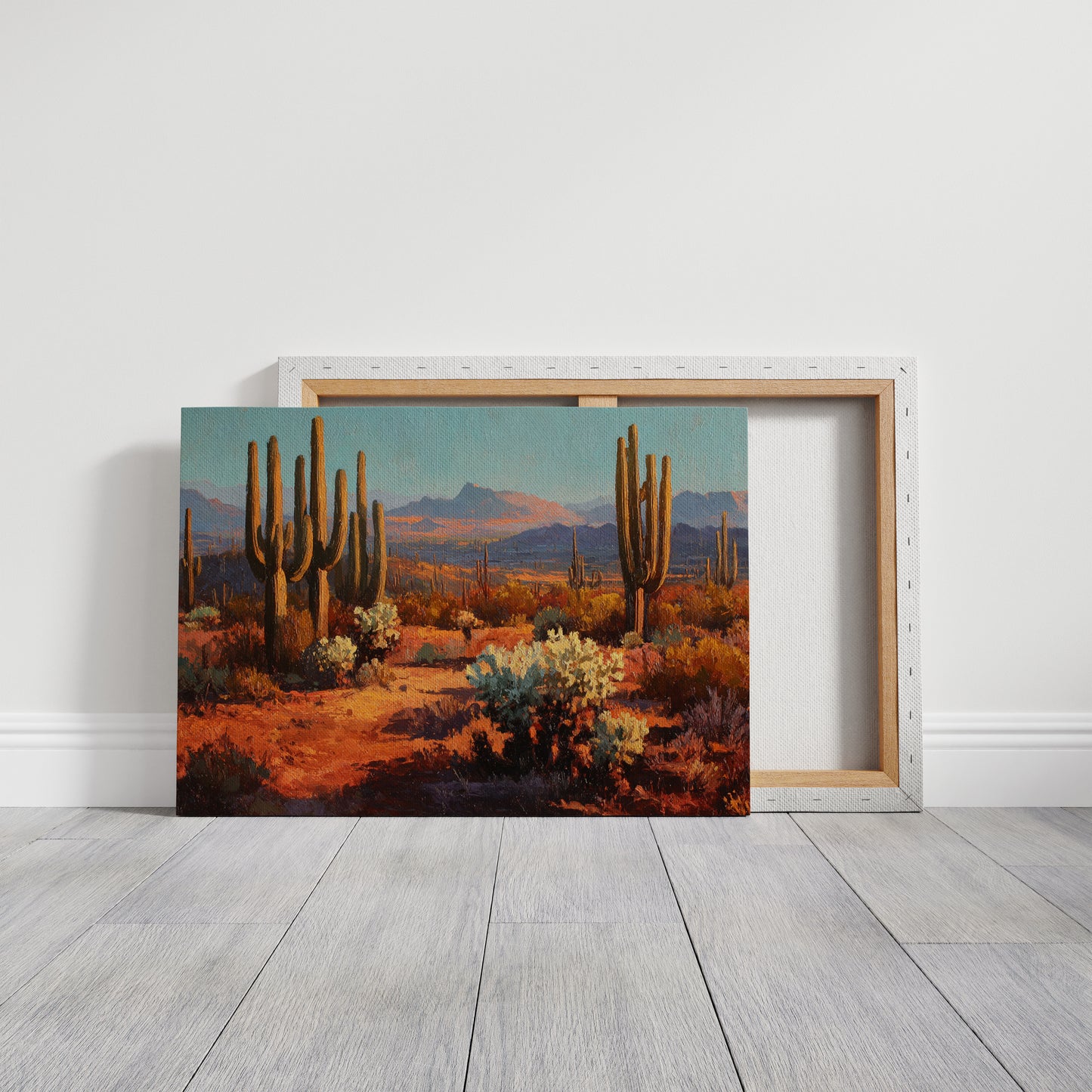 Copper Light Bathes Desert Giants