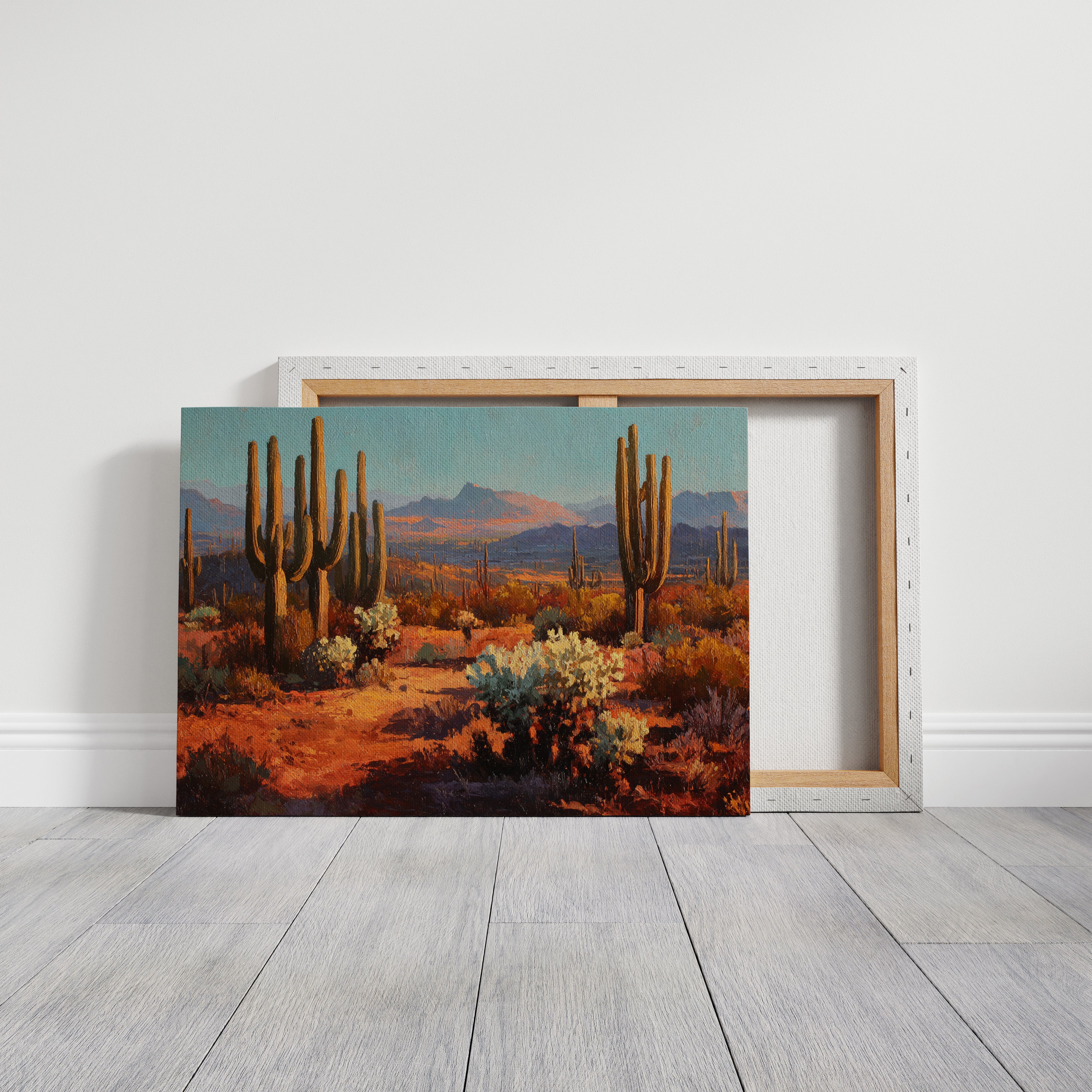 Copper Light Bathes Desert Giants