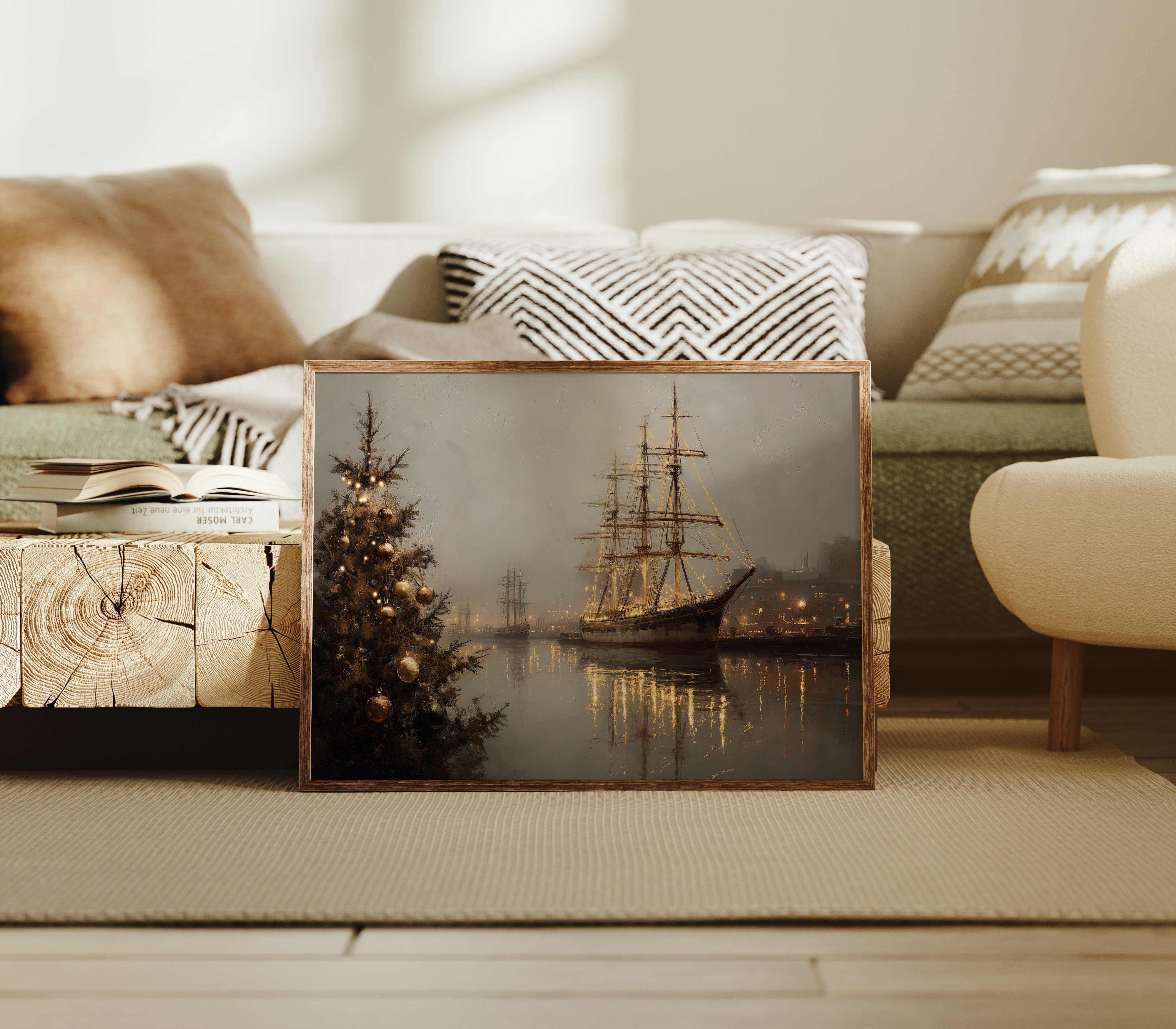 The Fleet Slept Under Holiday Lights