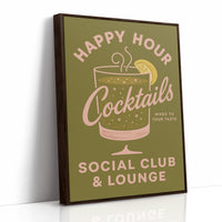 Happy Hour Cocktails Lounge Print
