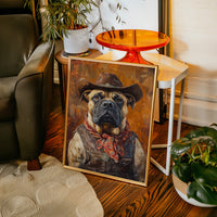 Bullmastiff Sheriff of the High Plains