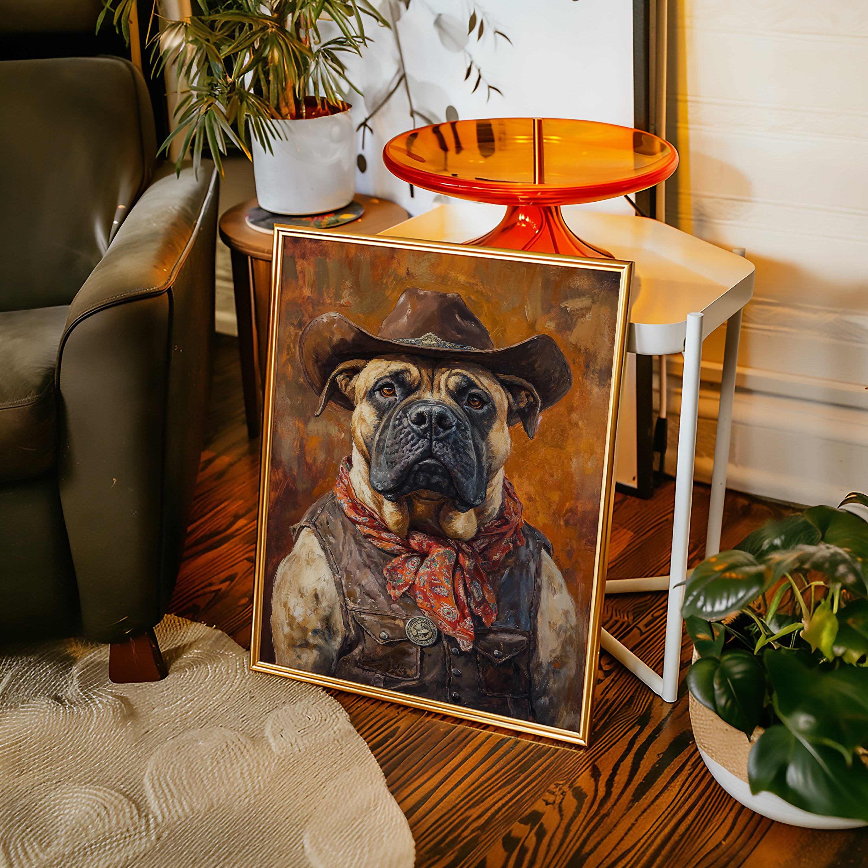 Bullmastiff Sheriff of the High Plains