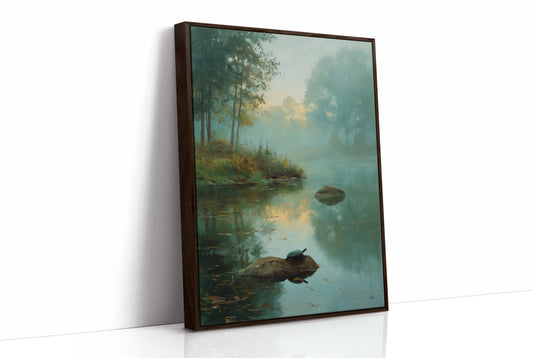 Turtle's Rest In Morning Mist