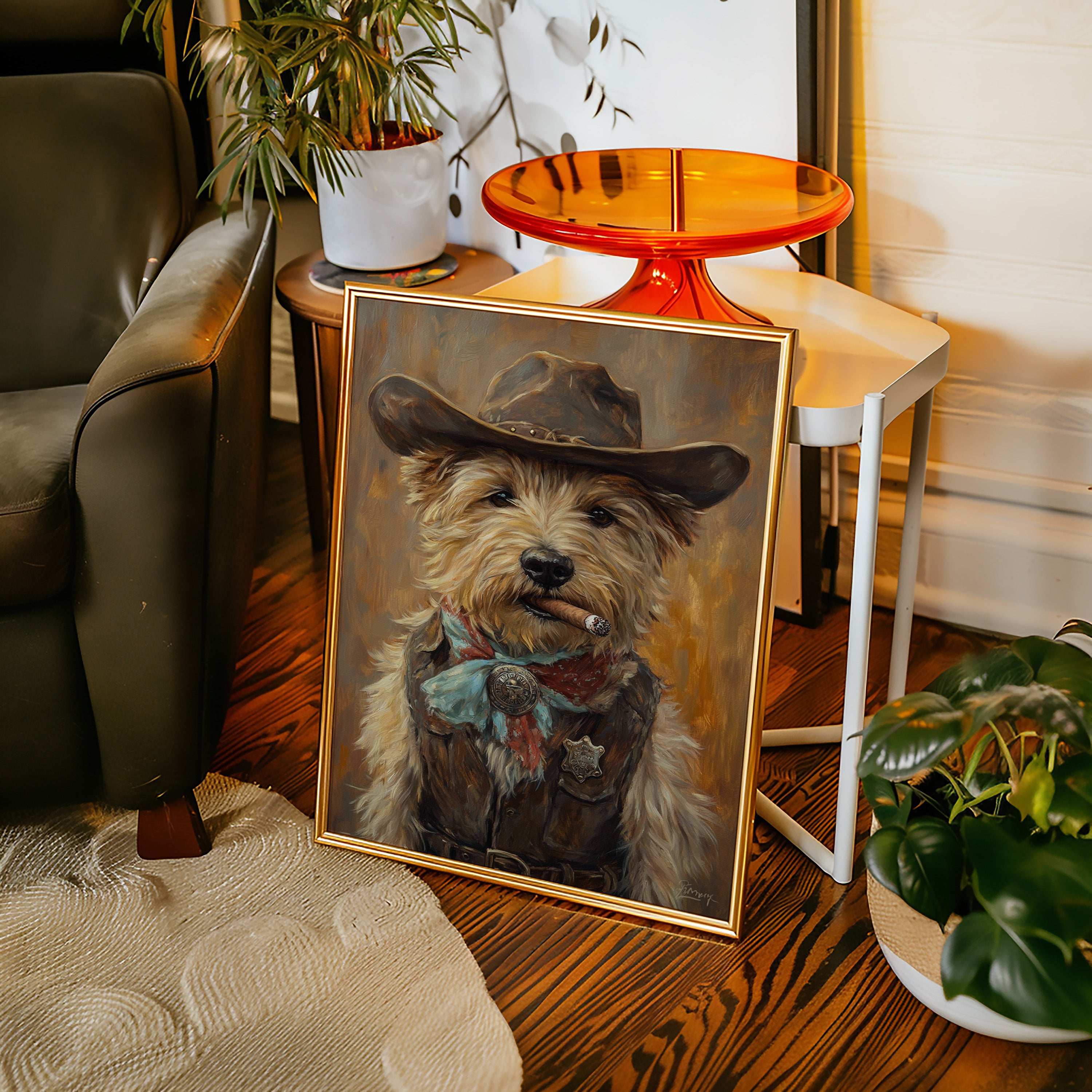 Wheaten Terrier Wild West Deputy