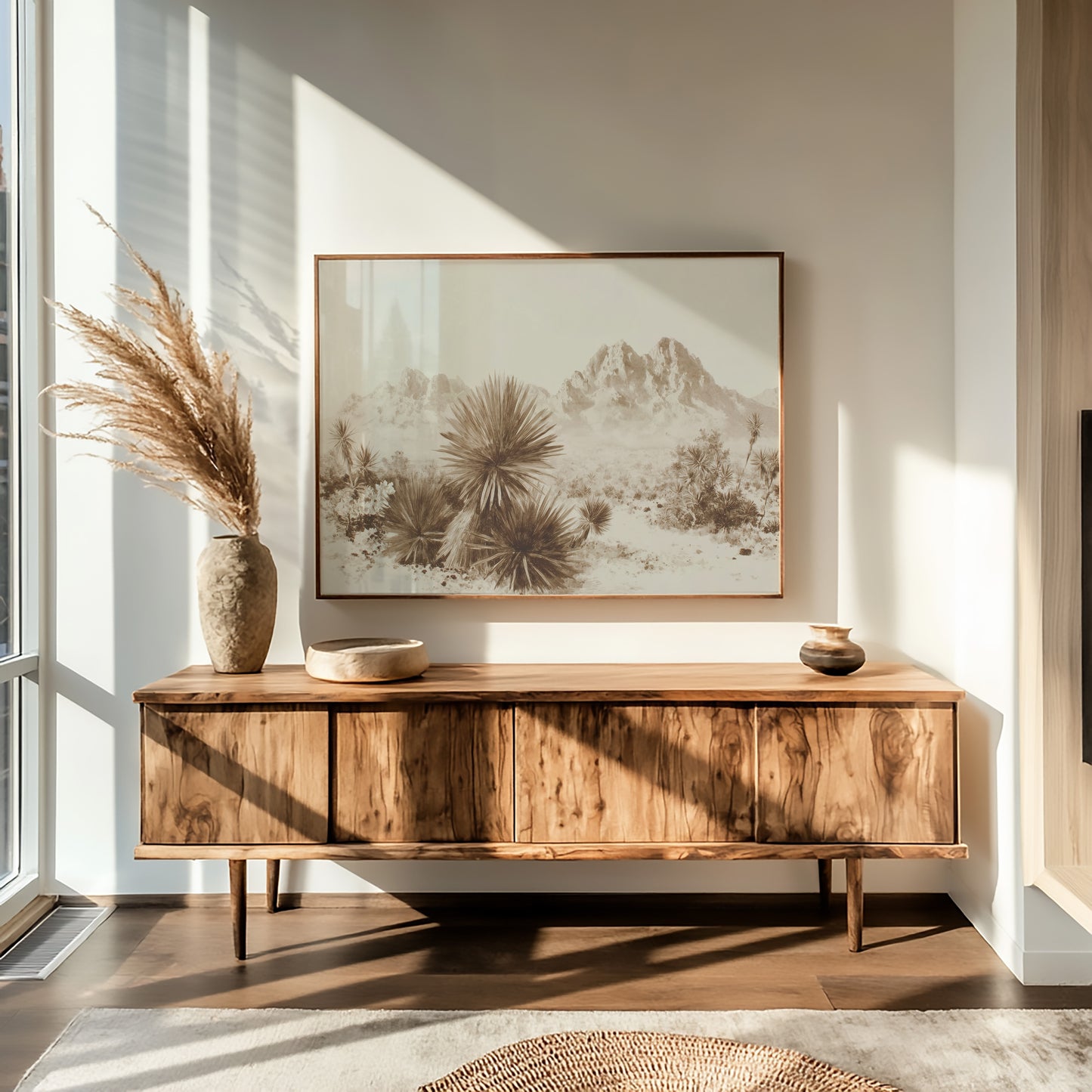 Yucca Blooms Pierce Desert Dawn