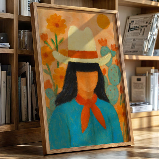 Cowgirl in Bloom
