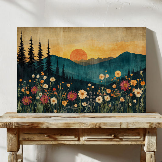 When the Wildflowers Watched the Sun Go Down