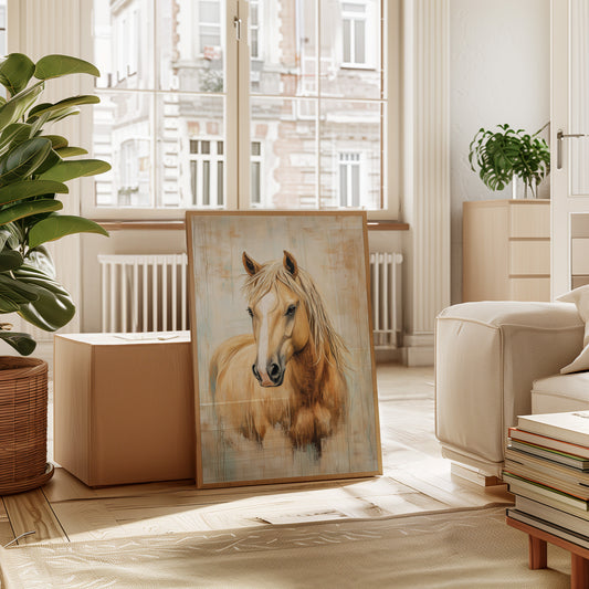 Palomino Gaze: Golden Spirit