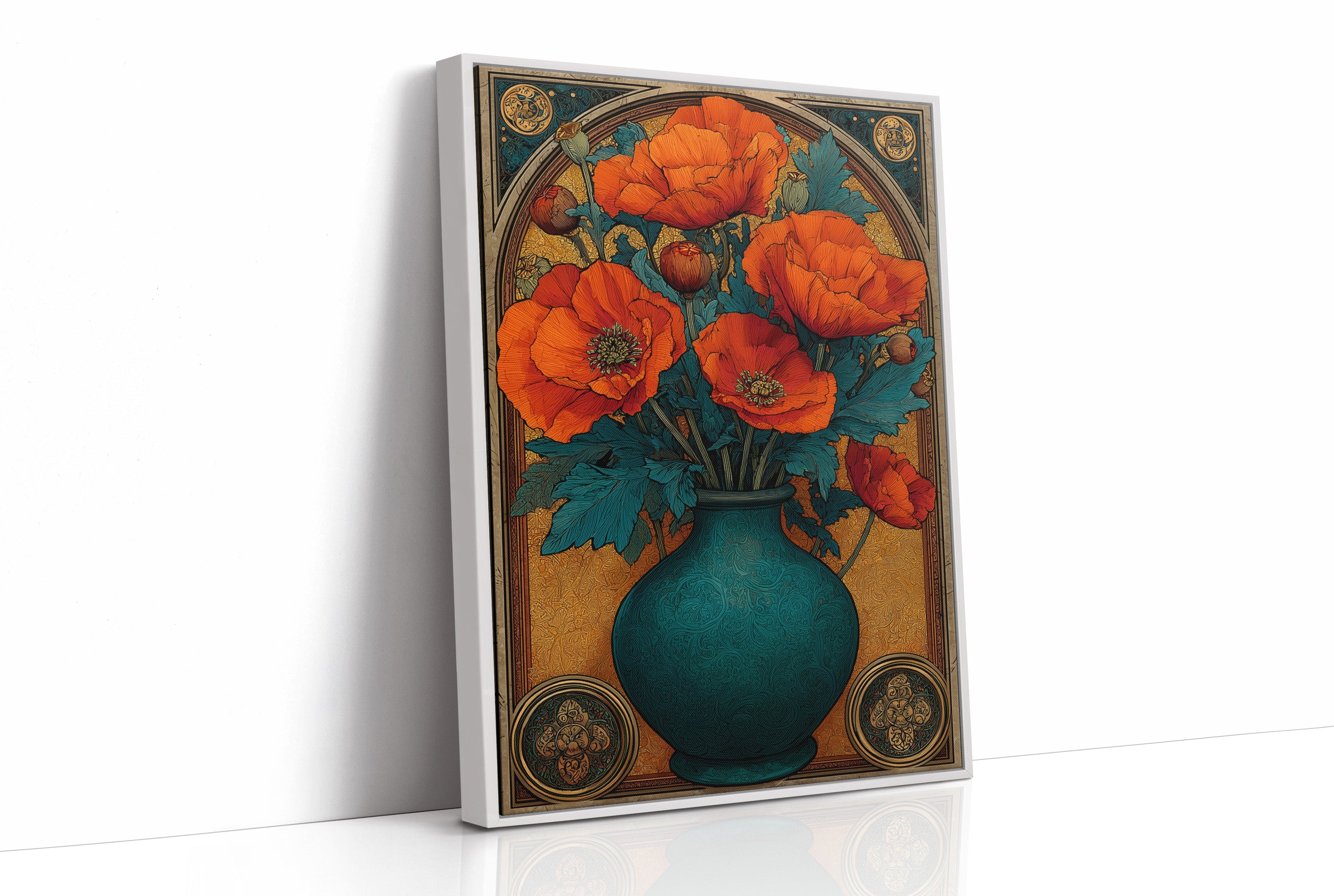 Poppies in the Gilded Room